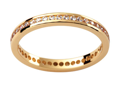 Tigerbay Jewels Ladies 18ct Yellow Gold Diamond set Wedding Ring TBJD141