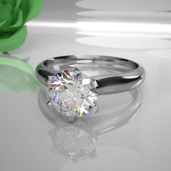 Tigerbay Jewels Elsa 0.50Ct Solitaire Diamond 009
