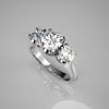 Tigerbay Jewels Grace 0.50Ct Diamond Centre Trilogy 010 (Total Diamond Weight 1.16ct)