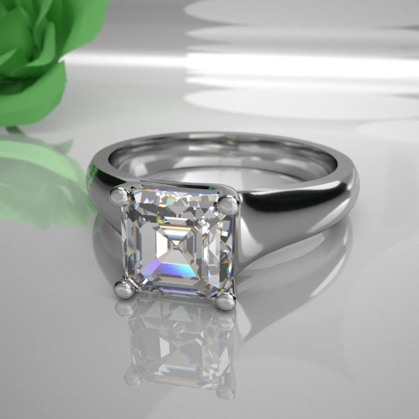 Tigerbay Jewels Leia 0.50Ct Princess Diamond 017