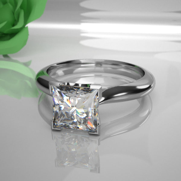 Tigerbay Jewels Xena 0.50ct Princess Diamond 030
